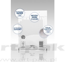 Koperty bąbelkowe AirPro białe H/18   290x370  - 100szt.